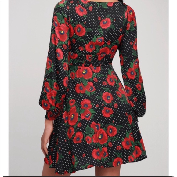 NWT FREE PEOPLE Black Combo Dress - Picture 2 of 7